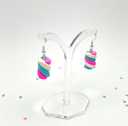 Sterling Silver Flump Marshmallow Earrings