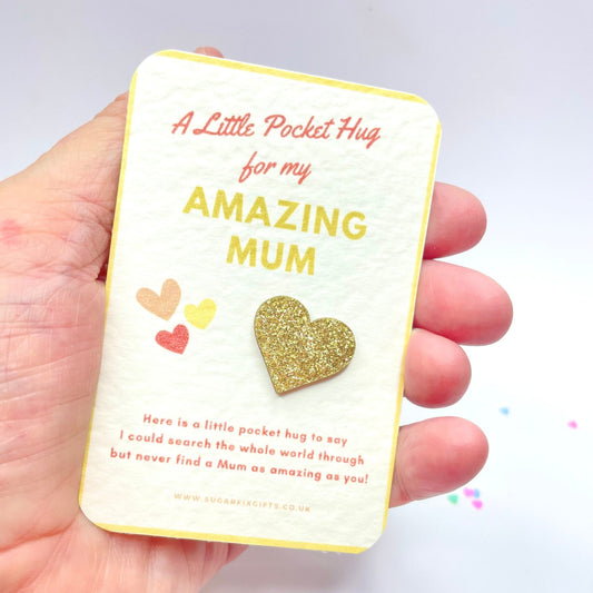 Amazing Mum Pocket Hug