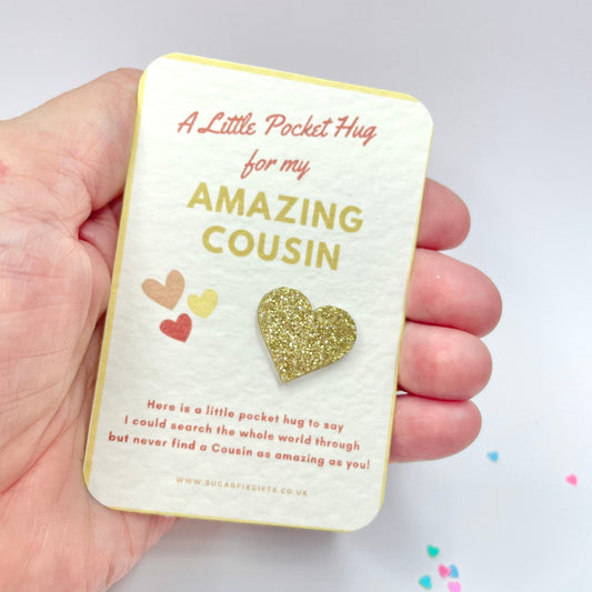 Amazing Cousin Pocket Hug