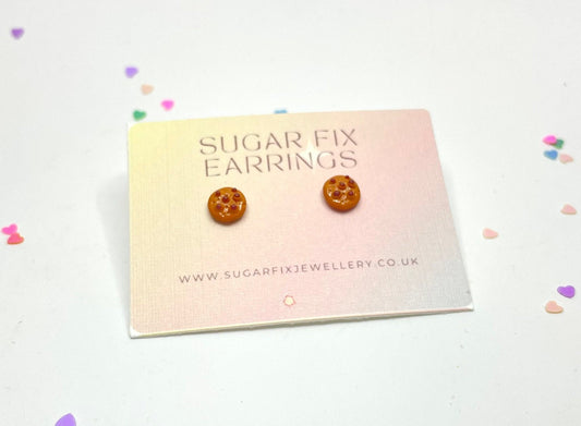Tiny Cookie Hypoallergenic Earrings