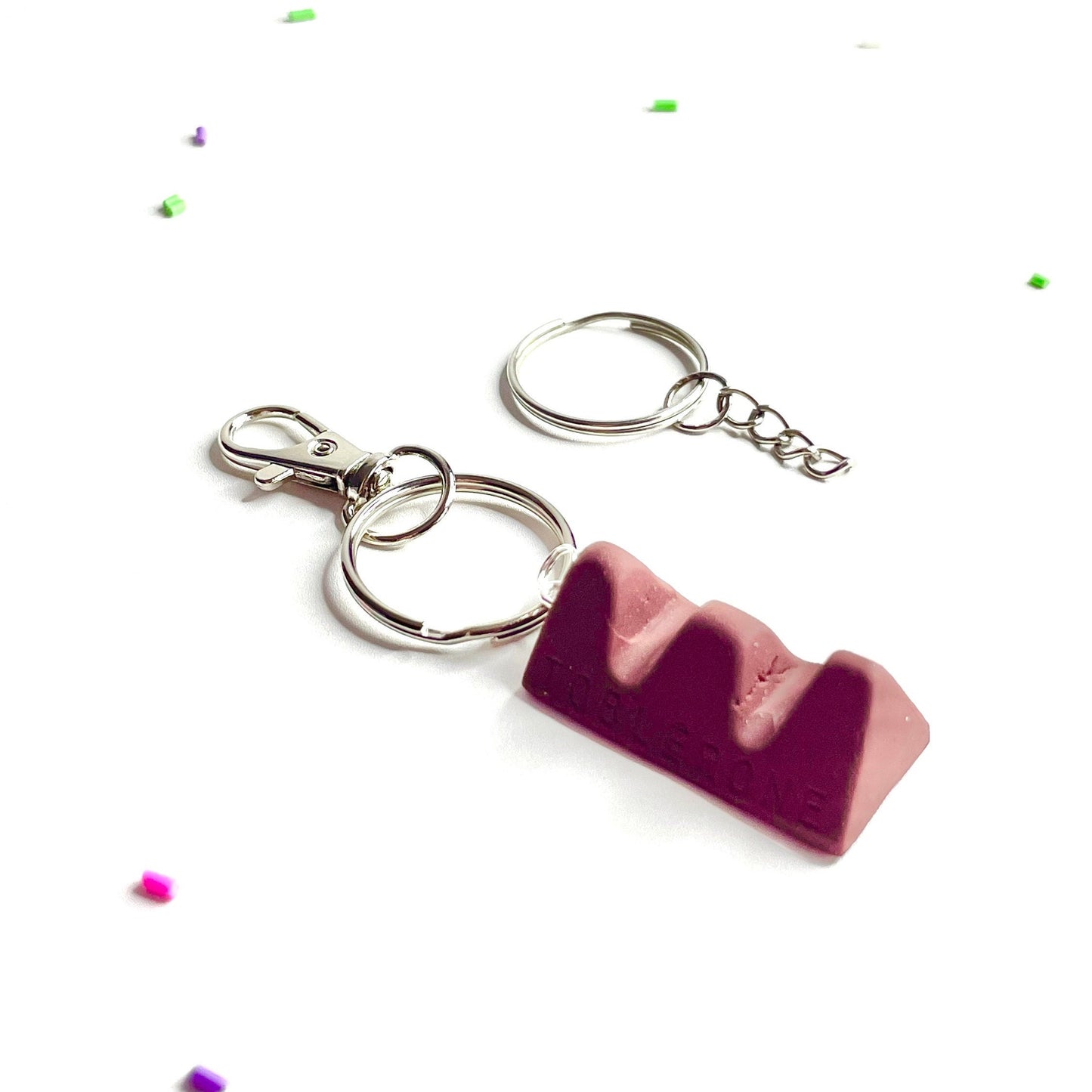Chocolate Toblerone Keyring