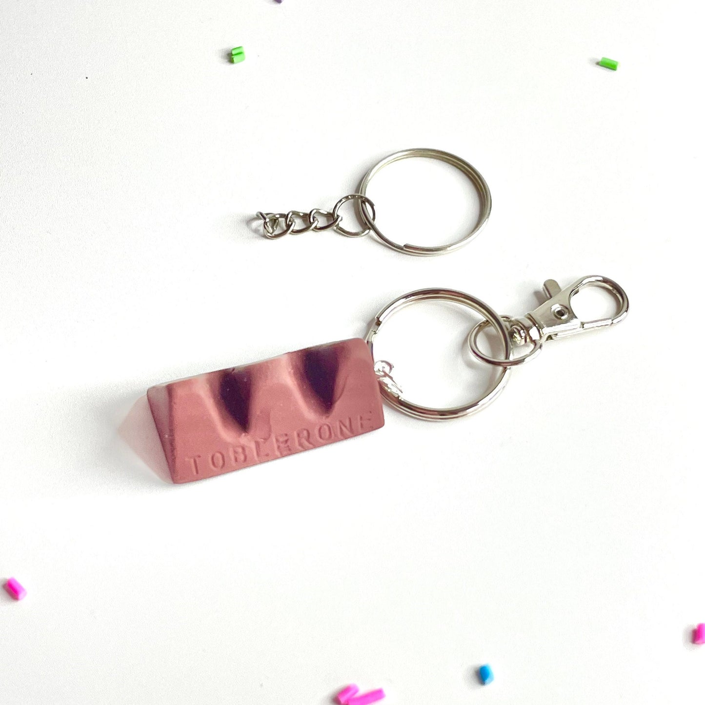 Chocolate Toblerone Keyring