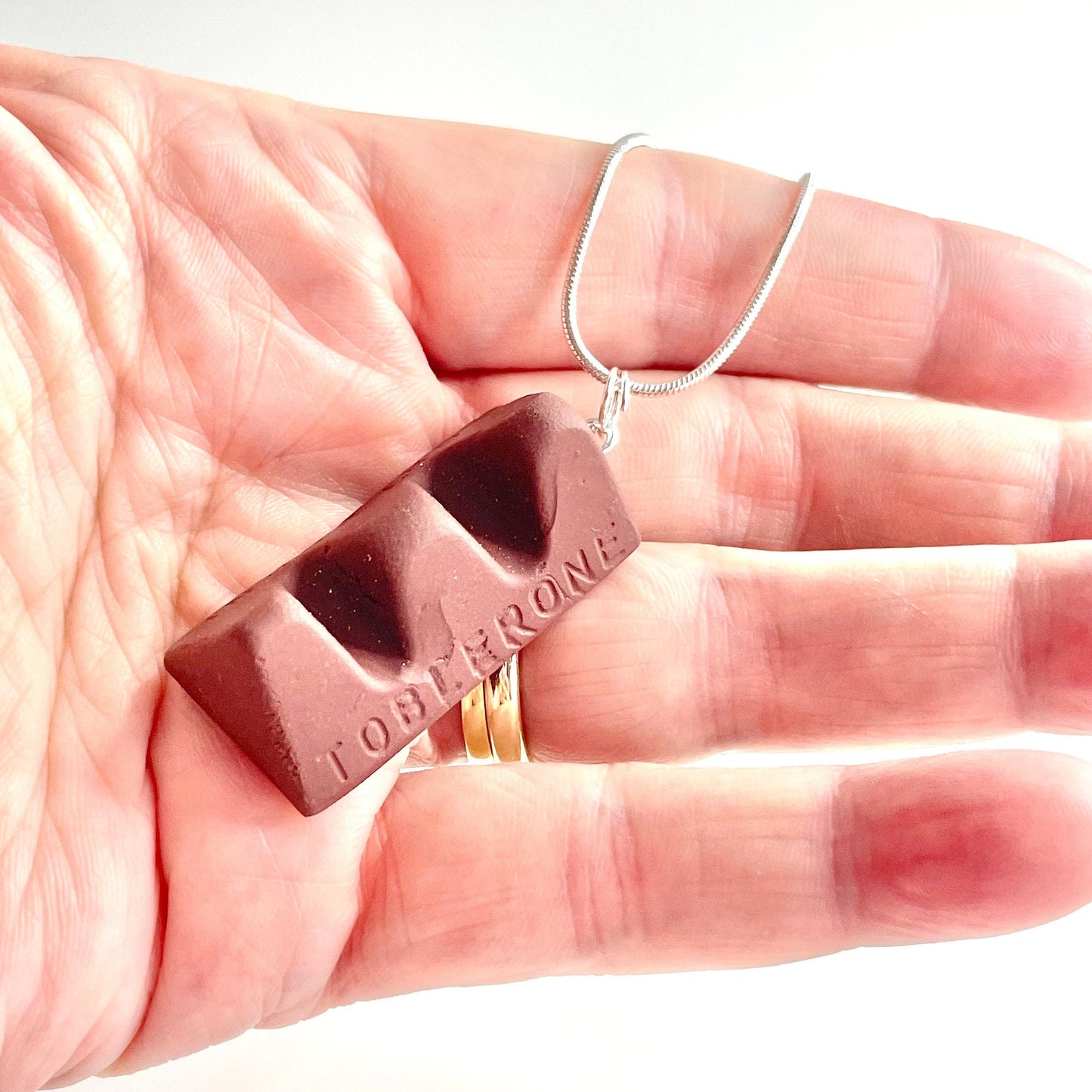 Chocolate Toblerone Pendant