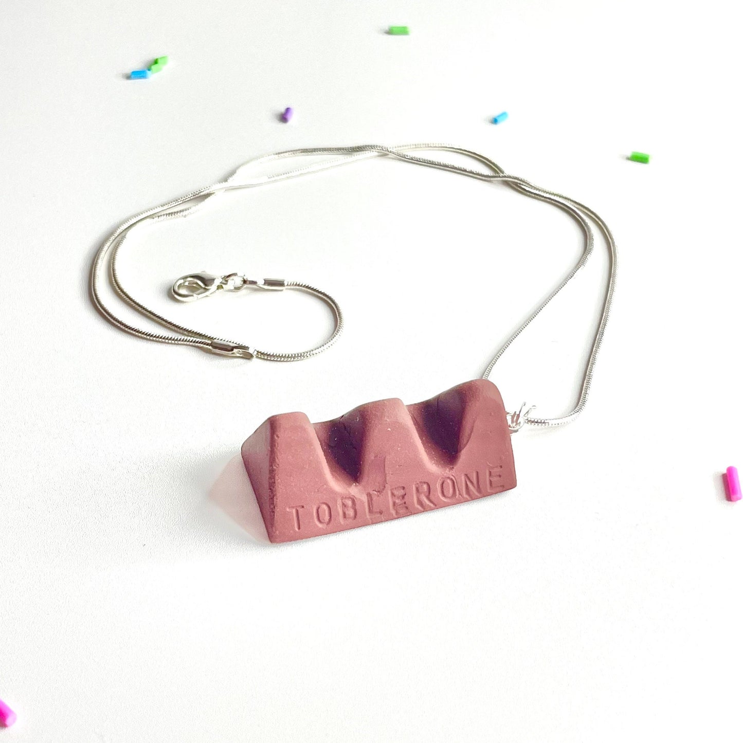 Chocolate Toblerone Pendant