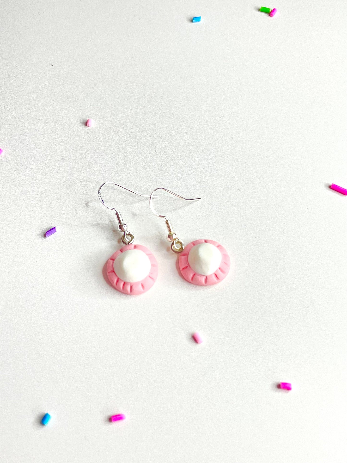 925 Foam Mushroom Earrings