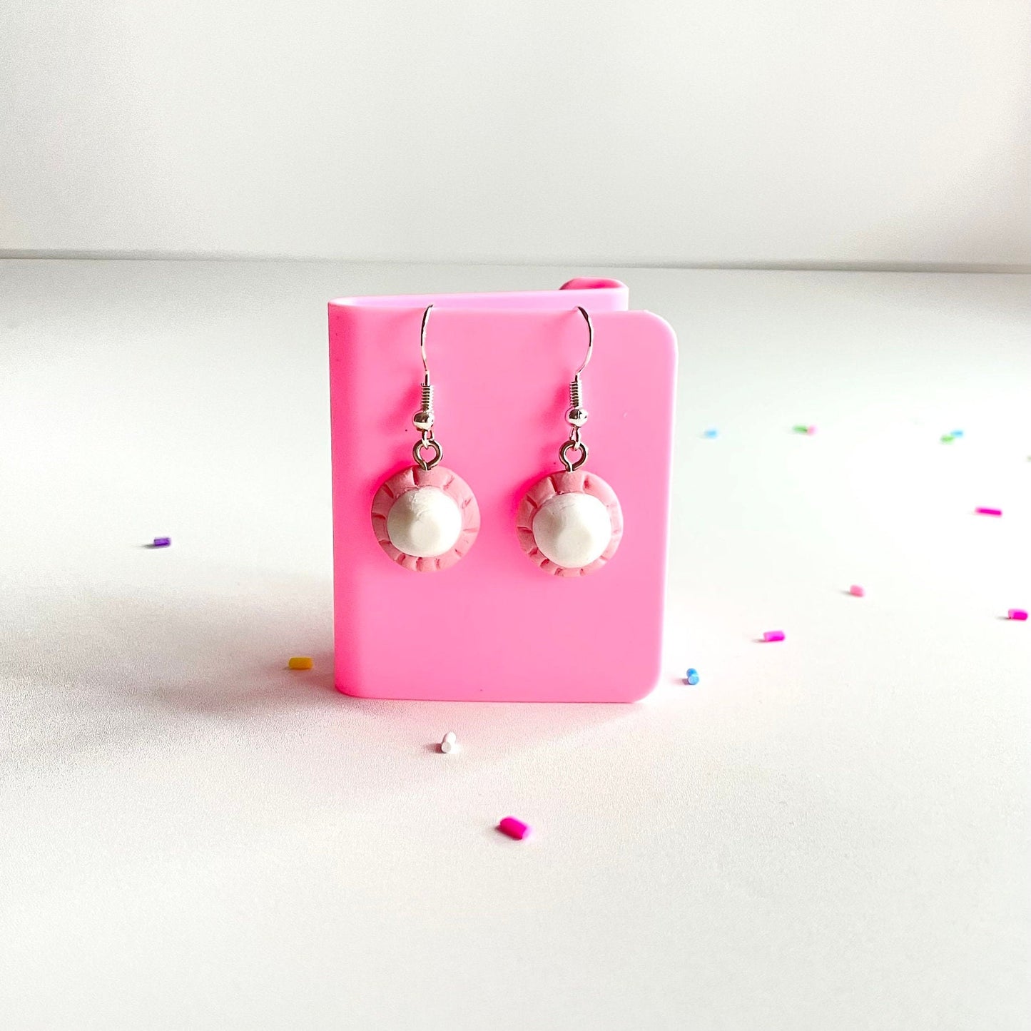925 Foam Mushroom Earrings