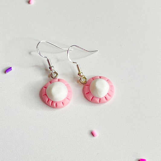 925 Foam Mushroom Earrings