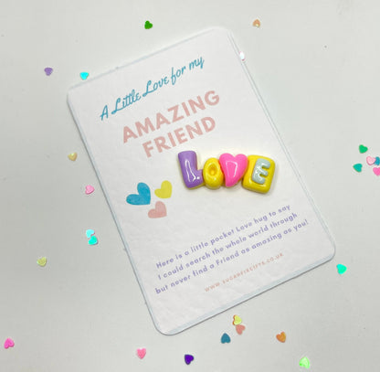 Amazing Friend Pocket Hug