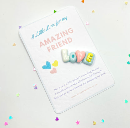 Amazing Friend Pocket Hug