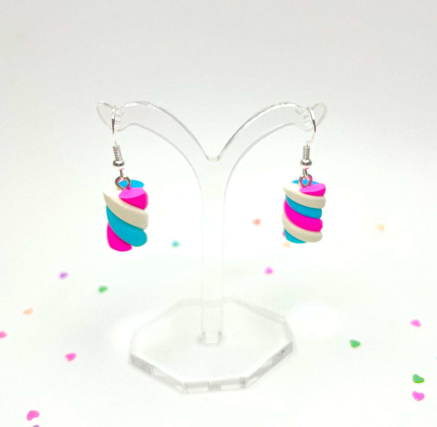 Sterling Silver Flump Marshmallow Earrings