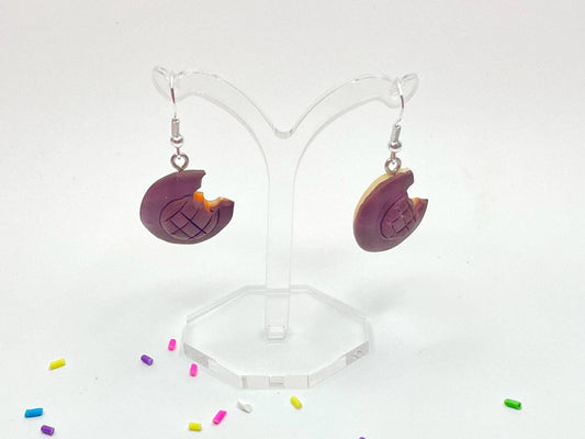 Sterling Silver Jaffa Cake Earrings
