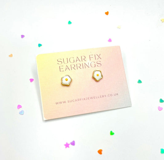 Poached Egg Stud Earrings