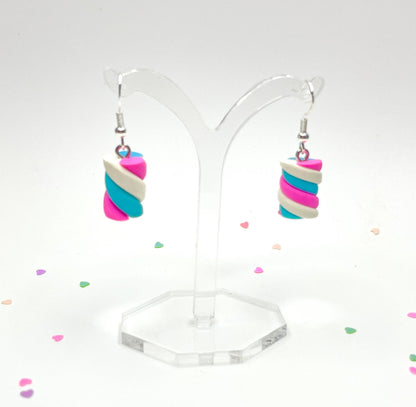 Sterling Silver Flump Marshmallow Earrings
