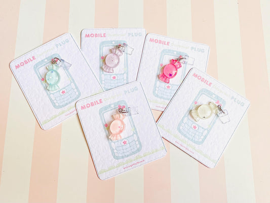 Sweet Candy Dust Plug Phone Charm