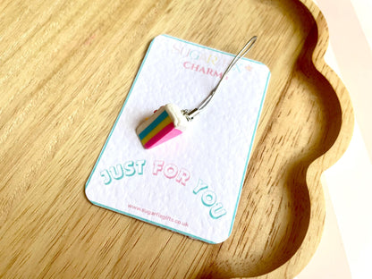 Multi Coloured Cake Phone Charm