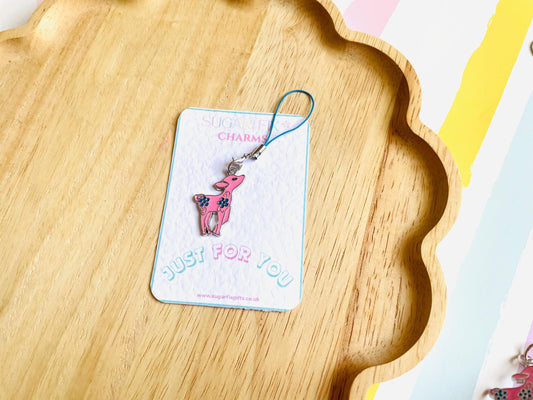 Cute Deer Phone Charm