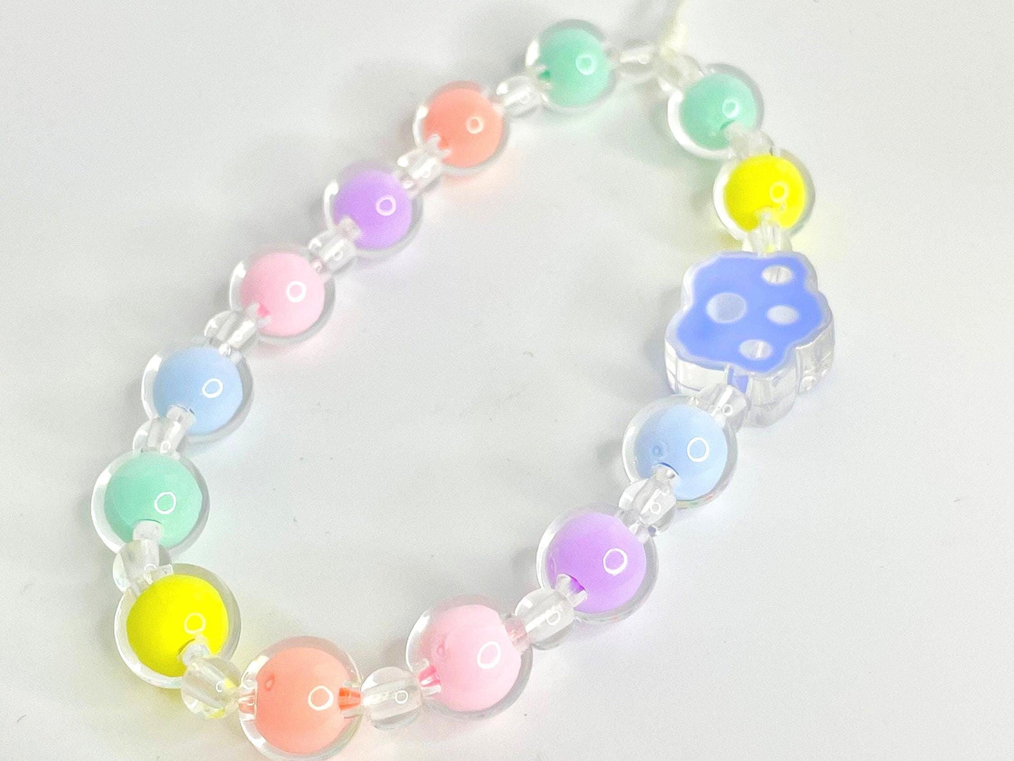 Pastel Paw Phone Charm Strap
