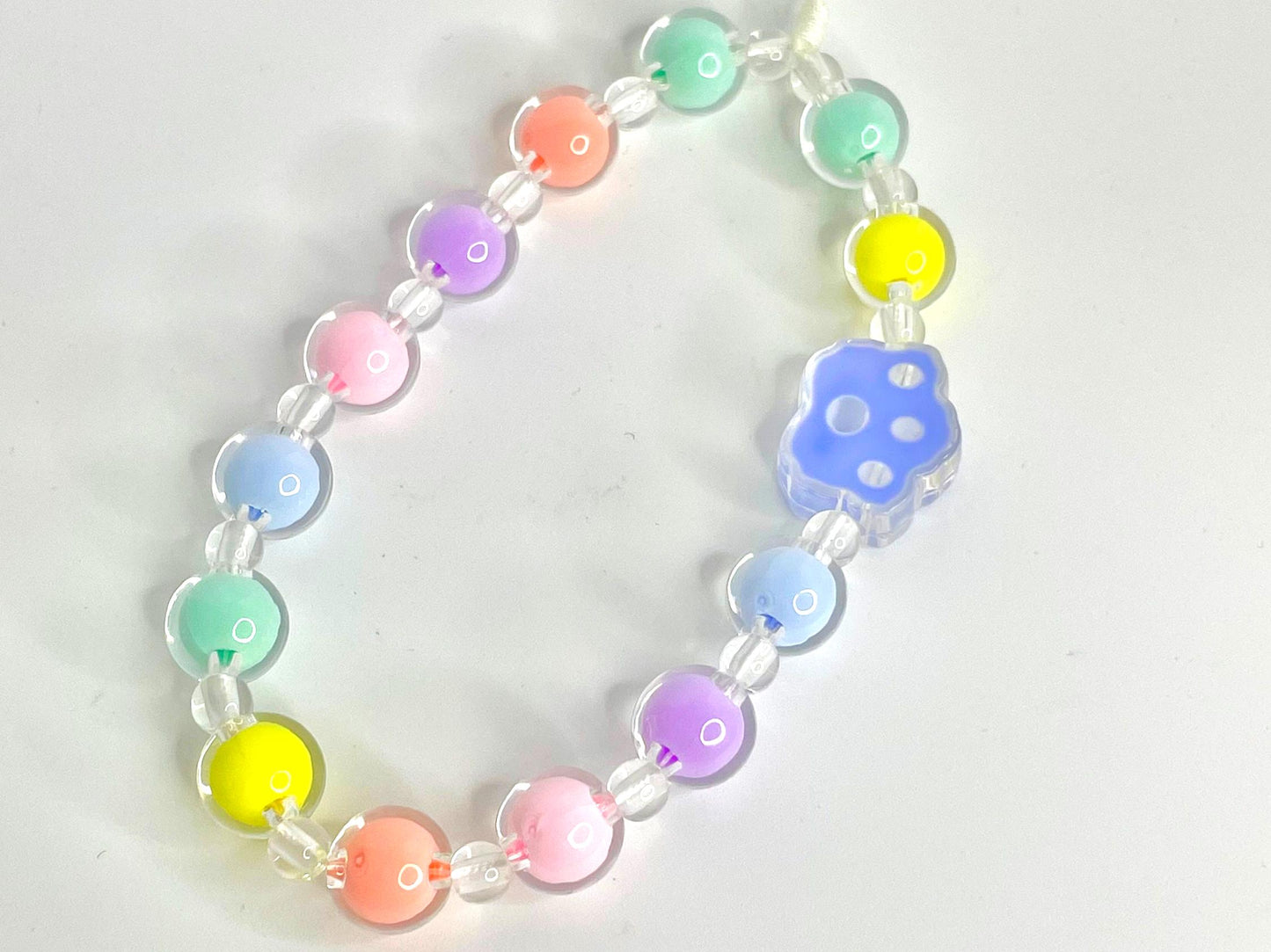Pastel Paw Phone Charm Strap