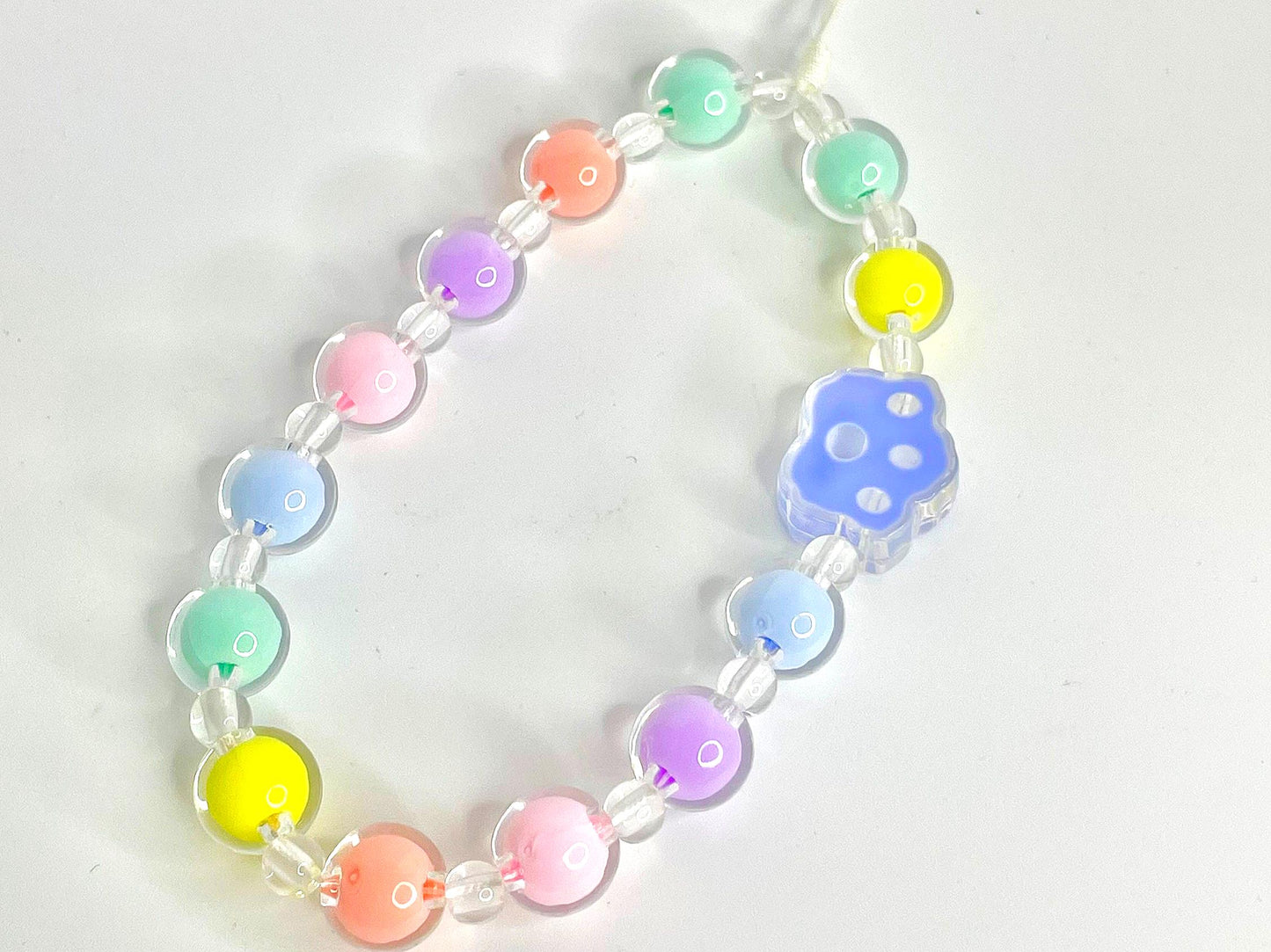 Pastel Paw Phone Charm Strap