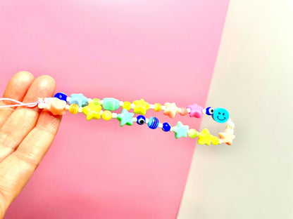 Vibrant Summer Mobile Phone Strap