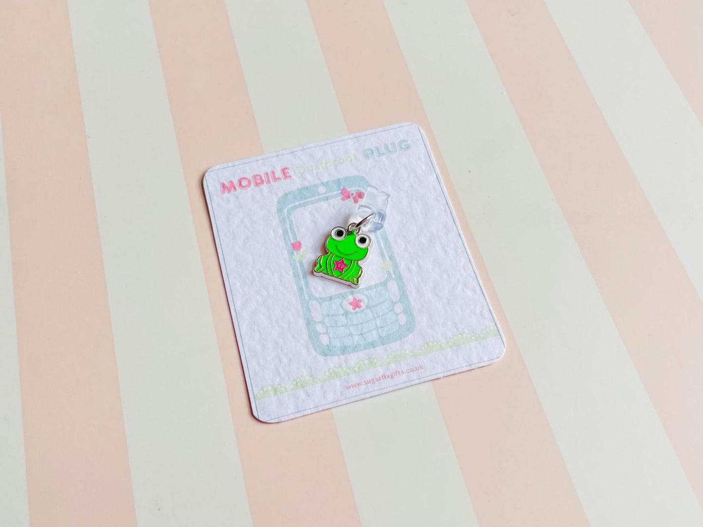 Frog Dust Plug Phone Charm
