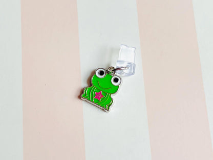 Frog Dust Plug Phone Charm