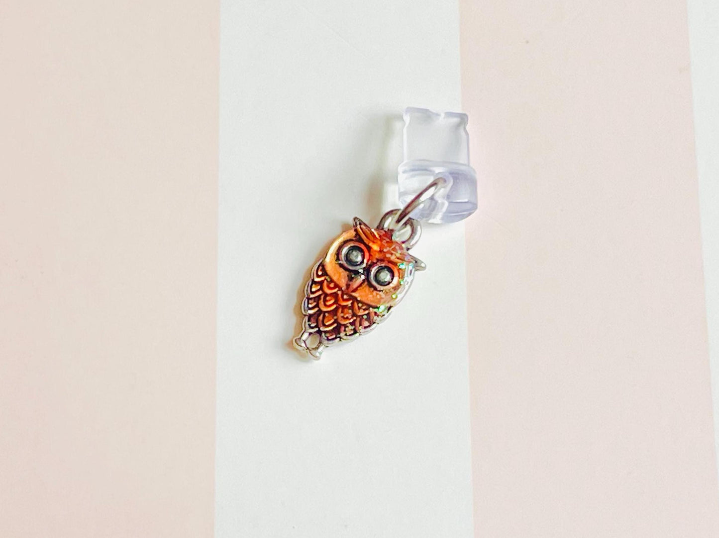 Glitter Owl Dust Cover Phone Charm