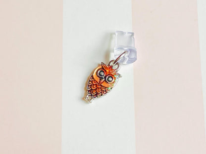 Glitter Owl Dust Cover Phone Charm