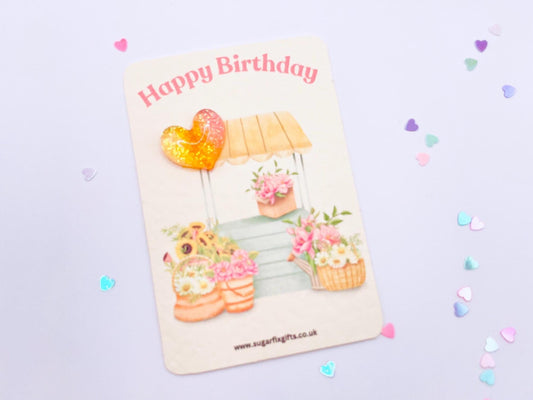 Happy Birthday Gardener Pocket Hug