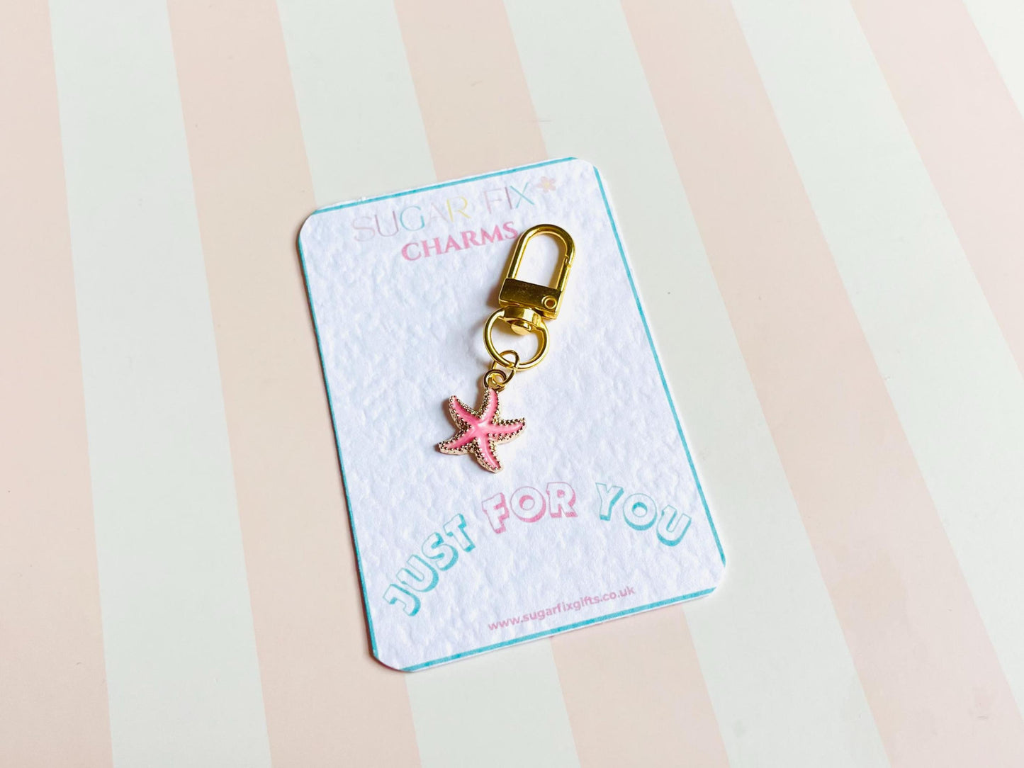 Starfish Key Charm Pocket Hug