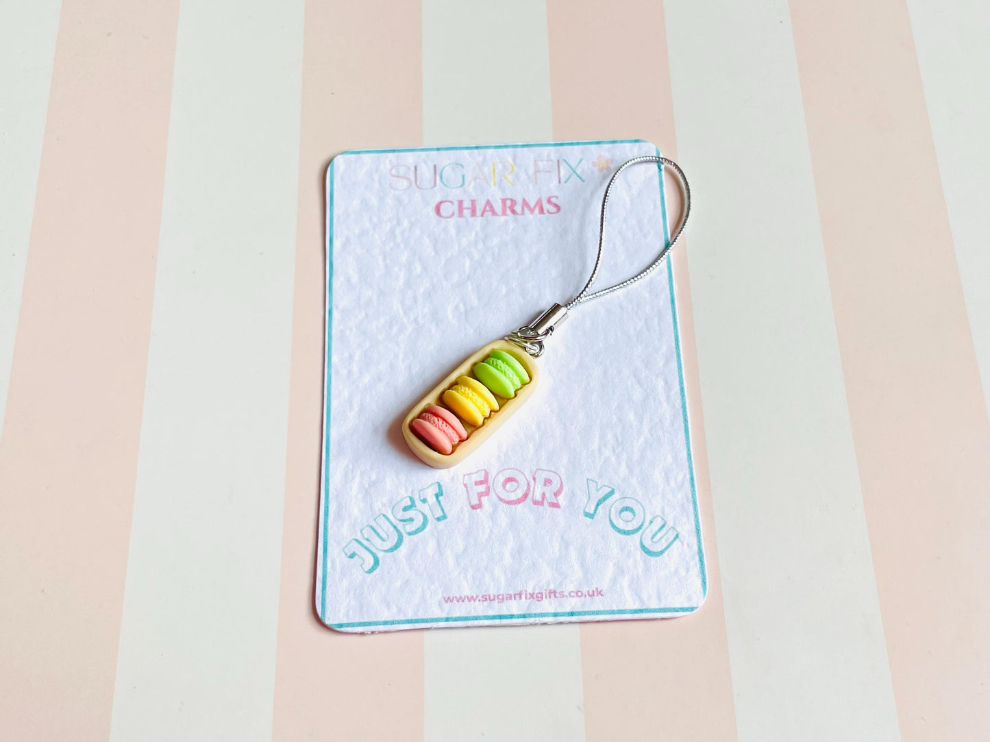 Macaron Phone Charm