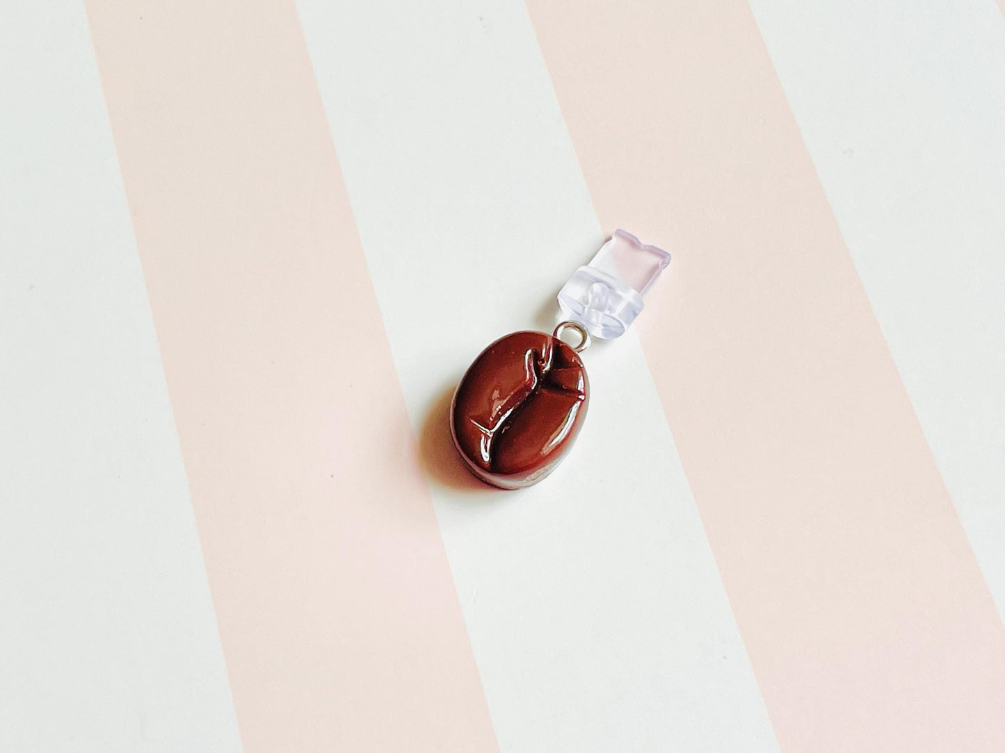 Coffee Bean Phone Plug Charm