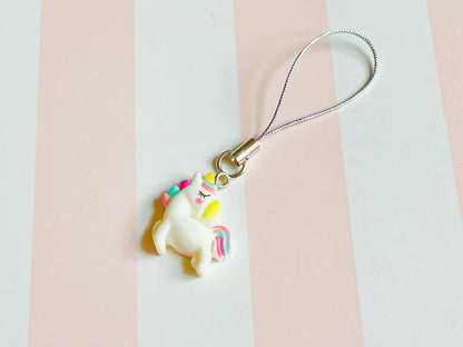 Adorable Unicorn Phone Charm