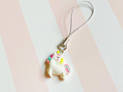 Adorable Unicorn Phone Charm