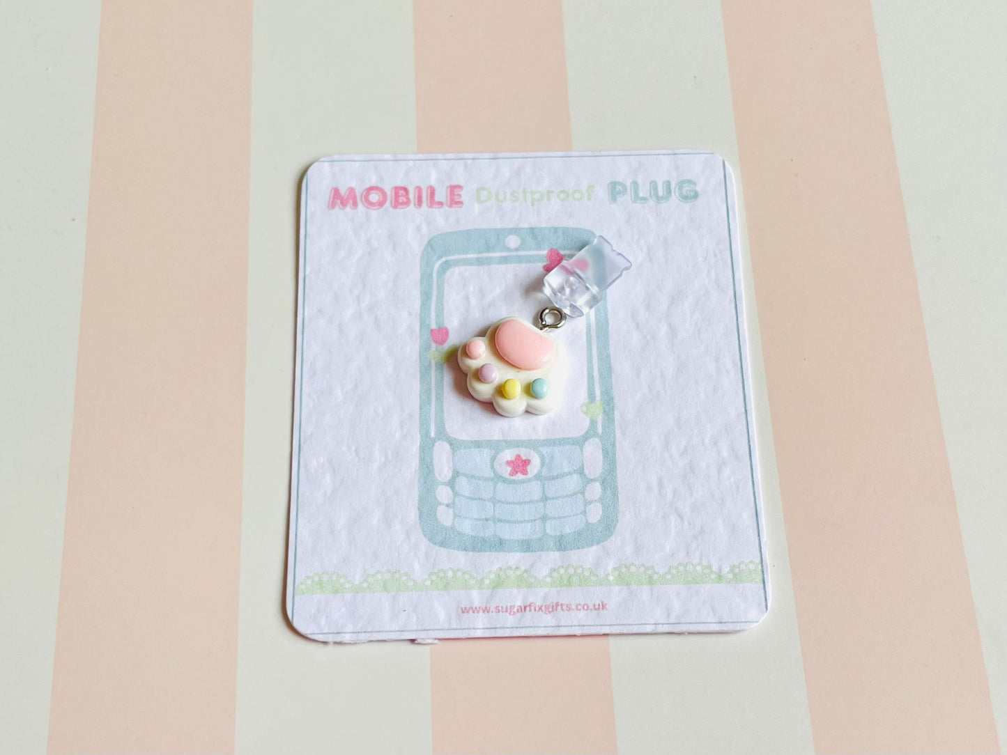 Cute Pet Paw Phone Plug Charm