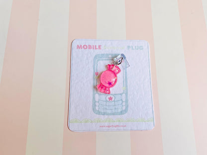 Sweet Candy Dust Plug Phone Charm
