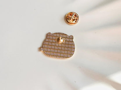 Cute Pig Pin Badge