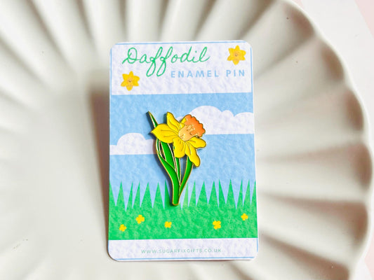 Daffodil Brooch Pin