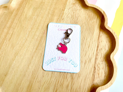 Cute Pig Phone Charm