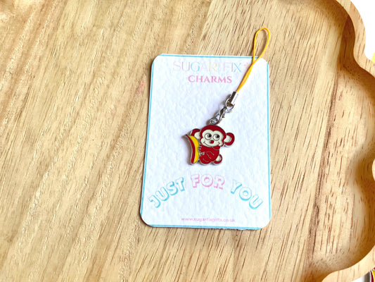 Cheeky Monkey Phone Charm