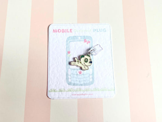 Dog Dust Plug Phone Charm