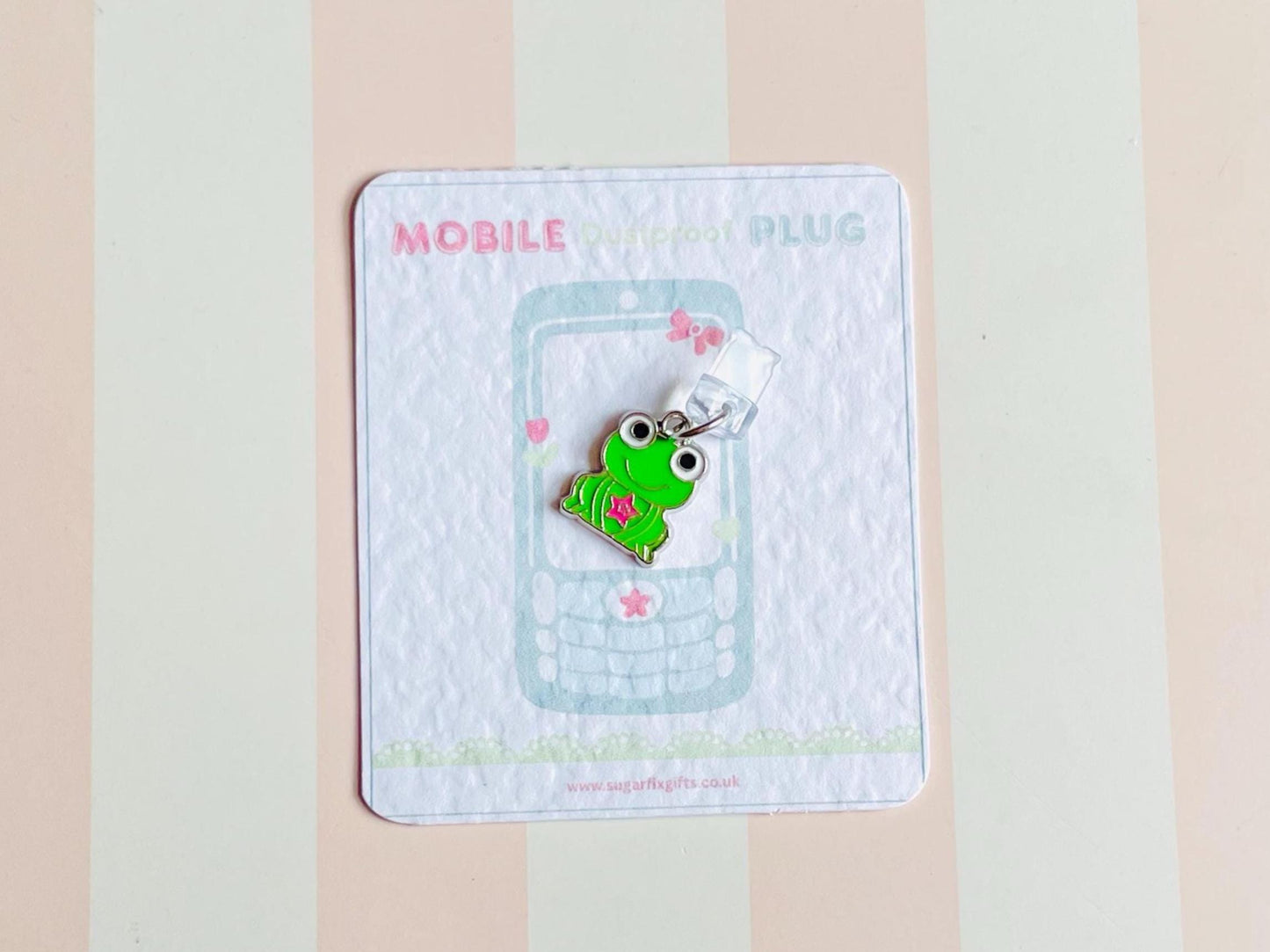 Frog Dust Plug Phone Charm