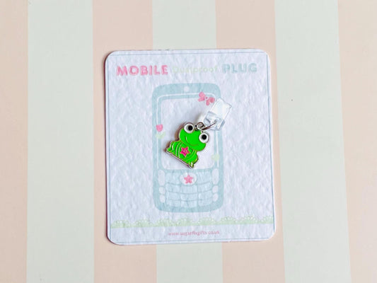 Frog Dust Plug Phone Charm