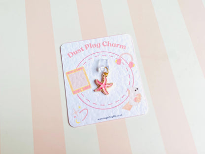 Starfish Dust Plug Phone Charm