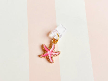 Starfish Dust Plug Phone Charm