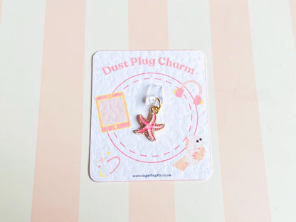 Starfish Dust Plug Phone Charm