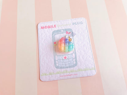 Ombré Heart Phone Plug Charm