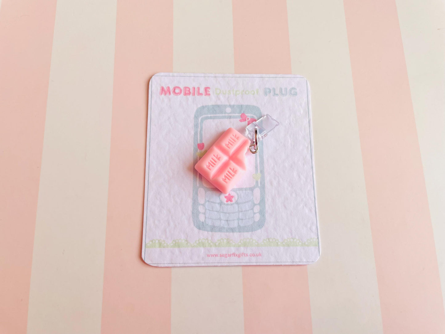 Chocolate Dust Plug Phone Charm