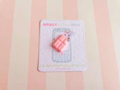 Chocolate Dust Plug Phone Charm