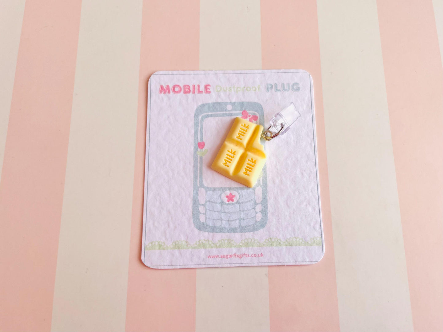 Chocolate Dust Plug Phone Charm